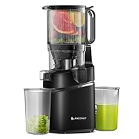 早い者勝ち❣️ ジューサー 1L大容量 スロージューサー Amazon.co.jp: AMZCHEF スロージューサー 130mm広い投入口(1.8L
